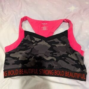 Torrid sports bra size 2